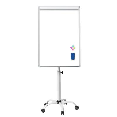 China Mobile steel tube flipchart with lockable casters for sale