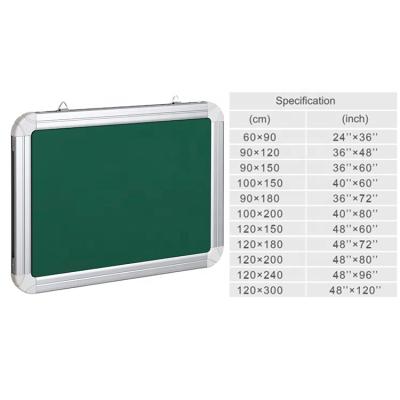 China For teachhing magnetic chalk writing green board for school for sale