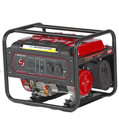 China Gasoline Engine Generator 3600 2.5kw 3kw 168f Electric Small Gasoline Portable Generator 2GF-305 for sale