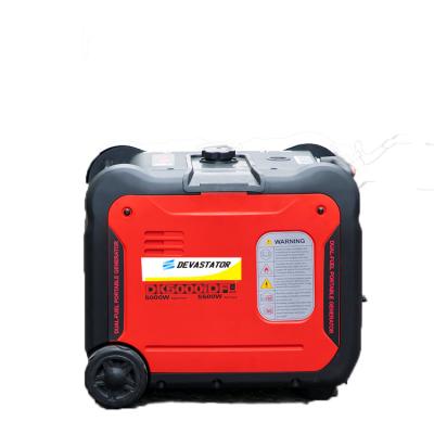 China Portable Camping Gasoline 5KW Electric Mini Inverter Silent Generator Set 5000I for sale