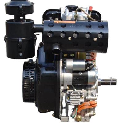 China Factory Air Cooled Cheap Price Single Cylinder Diesel Engine Set 15 Hp Diesel Engine for sale