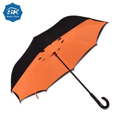 China Minimalist Drip Umbrella Right Upside Down Umbrella Free Inverted Reverse Umbrella for sale