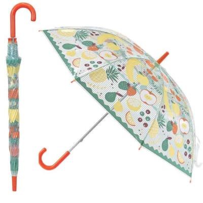 China Wholesale Minimalist Manual Open And Close 19inch X 8 Panel Cartoon Umbrella Kids Umbrella Fruit Umbrella for sale