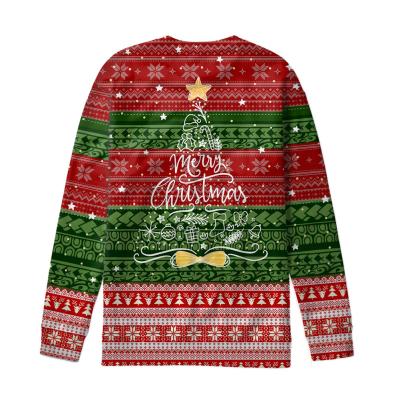 China Designer QUICK DRY Christmas Printed Sweatshirt for Women Ladies Sportswear Custom Logo Image Stylish Pullover Tops Clothes for sale