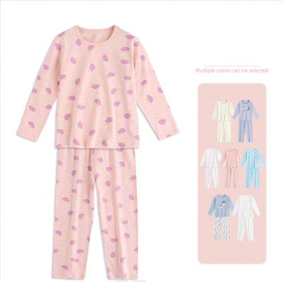 China Eco-Friendly Apparel Set Girls Pajamas Cotton Set Cotton Sleepwear ODM/OEM Custom Cute Printed Amusing Wholesale for sale