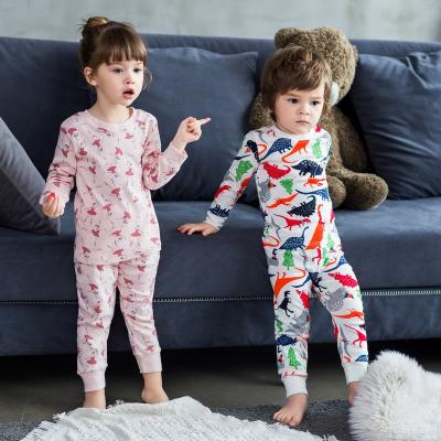 China Factory Wholesale/ODM/OEM Factory Wholesale/ODM/OEM Custom 100% Cotton Little Girls Nightwear Suit Kids Casual Sleepwear Pajamas for sale