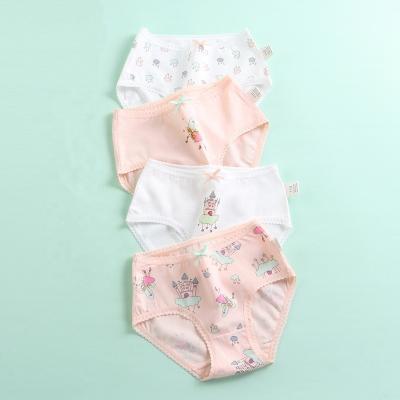 China 4pcs Kids Antibacterial Panties For Girl Underwear Wholesale for sale