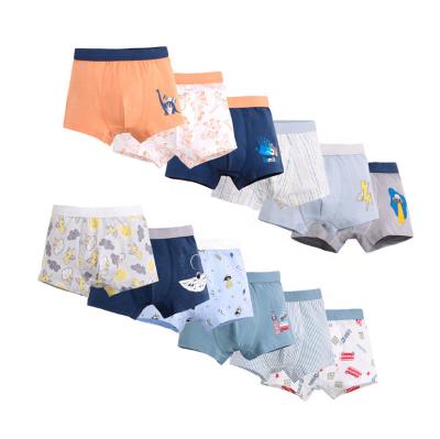 China Viable Boy's Boxer Cotton Children's Underwear Baby Cartoon Little Boy Boxer Pants Children's Underwear for sale