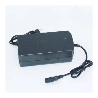 China Industrial Hot Selling Adjustable Electric Vehicles DC Charger Black 48v3a Lithium Battery Charger for sale