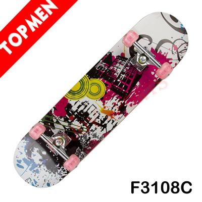 China Custom Lightweight EN13613 Topmen Maple Chinese Deck Wheel Skateboard Complete for sale