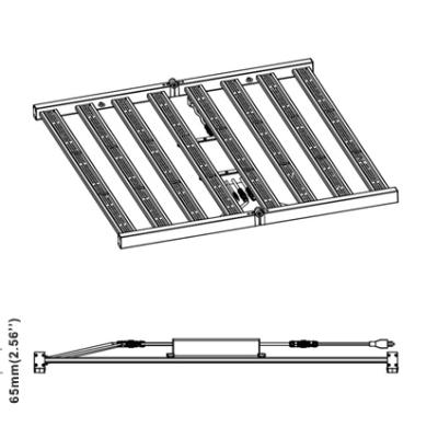 China 2021 Full Spectrum Times Eco-friendly 8 Bars 800W 0-10v Dimmable 3500K 660NM Led To Grow Light Systems For Medical Indoor Planting for sale