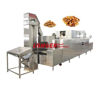 China Continuous Automatic Snack Plant Nuts Roasting Machine Roaster / Peanut Roasting Machine for sale