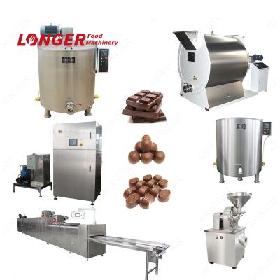 China Snack factory commercial used around chocolate processing machines to make cocoa chocolates for sale