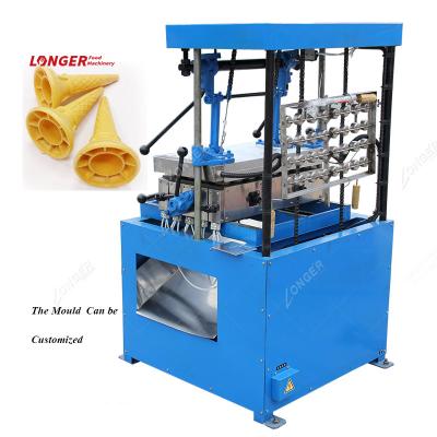 China Snack Factory Ice Cream Cone Making Machine Crunchy Cone Forming Machine Manual Ice Cream Cone Machine for sale