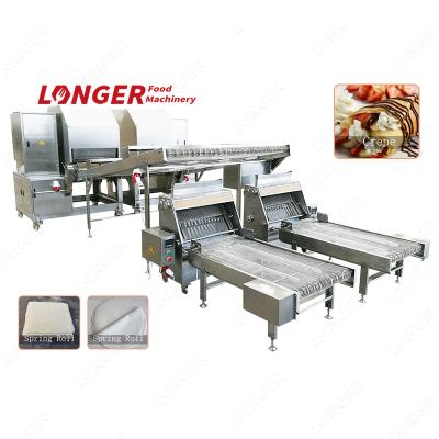 China food & Beverage Factory Industry Spring Roll Machine Automatic Pancake Cake Machine Pancake Machine for sale