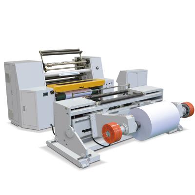 China WZFQ-1100A Factory Heat Press Roll Jumbo Paper Cutter Slitting Longitudinal Slitter for sale