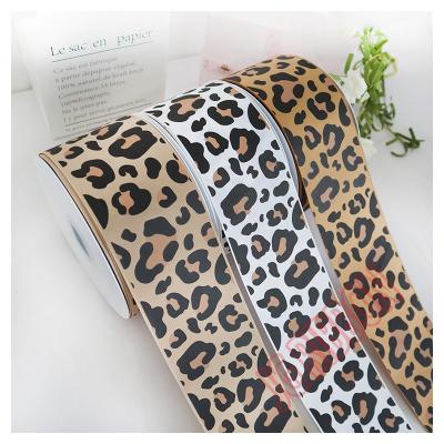 China New Arrival Leopard Cheetah Print Viable Ribbon for sale