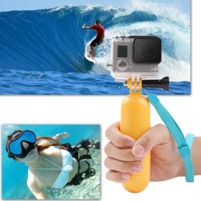 Cina Bobber Floaty giallo di plastica dei supporti di macchina fotografica di Gopro della manopola con la macchina fotografica in vendita