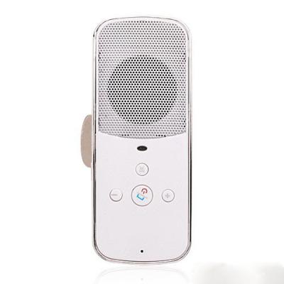 China Sun Visor Mini Bluetooth Speakerphone Handsfree Bluetooth Car Kit Play Music GPS for sale