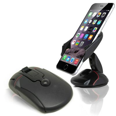 China Black Car Windshield Mouse Suction Mount Cell Phone Stand Holder Bracket For Mobile Phone for sale