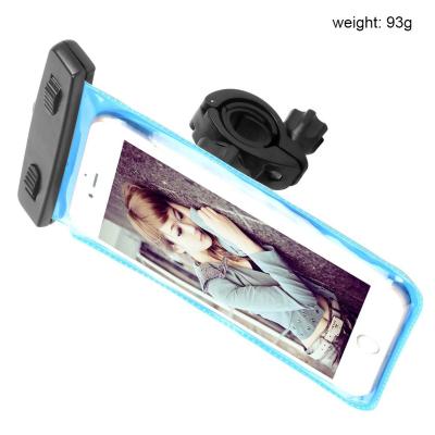 China Iphone 7 Plus Waterproof Cell Phone Case Bag Pouch With 360 Rotating Handlebar Mount for sale