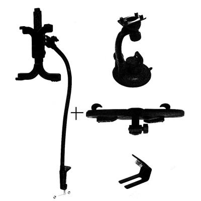 China Aluminiumgooseneck-Tabletten-Halter/Tischplattenkarten-Fuß-Schwenker-flexibler Berg-Halter für Tabelle zu verkaufen