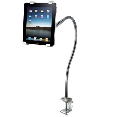 Chine Support tournant de support du bâti 360 pour la galaxie de PC de Tableau d'iPad/le support de comprimé col de cygne de chevet à vendre