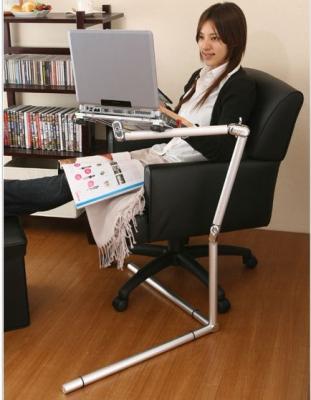 China Office Portable Adjustable Tablet Floor Stand Holder for iPad Samsung N8000 P5100 T310 for sale