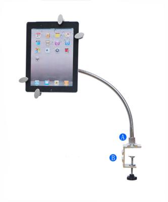 China Universal Gooseneck 5 inch ~ 11 inch Mobile Phone Tablet Mount Holder / lazy holder for sale