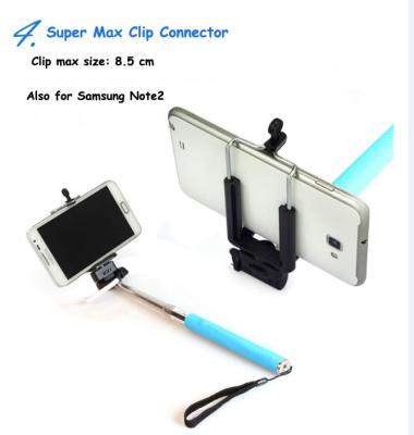 China Smartphone Selfie Stick Monopod , Cable Take Pole Handheld Monopod for sale