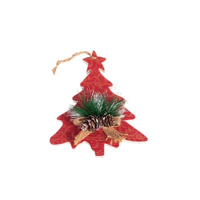 China Christmas Day Decoratiom 2021 Wooden Christmas Ornament Wooden Pendant Craft Christmas Decoration Craft Christmas Supplie for sale