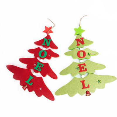 China Wholesale Hot Sale Christmas Tree Decoration Christmas Tree Moss Material Pendant Holiday Party Decoration Supplies for sale