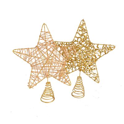 China Chirstmas Decor Customizable Hollow Christmas Star Mall Decoration Hot Selling Five-pointed Star Christmas for sale