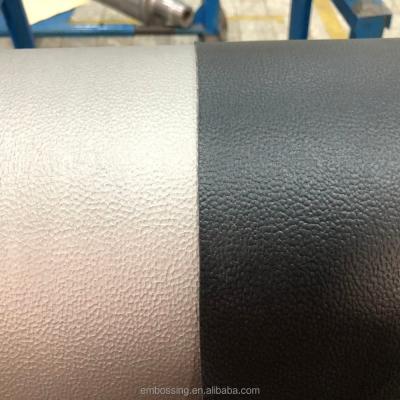 China For High Quality Customized Steel Adhensive Tape Embossing Roller For Leatherette for sale