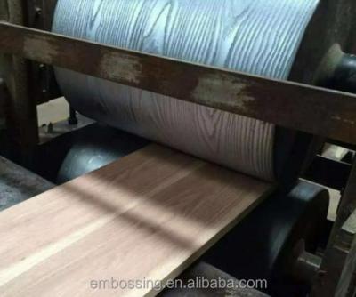 China High Quality Customized Clear Film PVC Or Wood Floor Steel Embossing Roll for sale