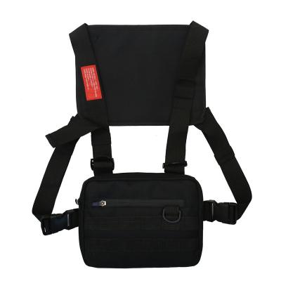 China Fashion Thoughtful Water Proof Chest Bag Man HipHop Tactical Utility Bags Streetwear Party Light Chest Rig Bag for sale