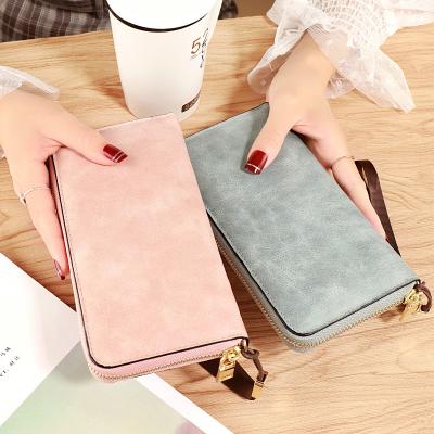 China Designer Handbag Ladies Long Large Card Purse Long Wallet Women Simple Wristband Wallets Many Departments for sale