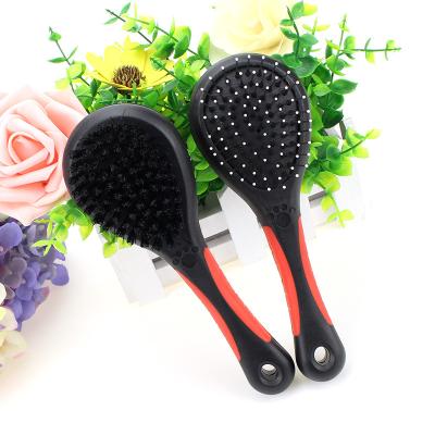 China Sustainable Double Sided Bathing Massage Brush Dog Grooming Needle Comb Knot Hair Removal Comb Pet Supplies for sale