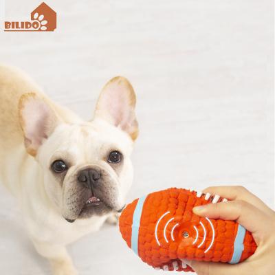 China High Quality Viable Dental Care Interactive Pet Puppy Toys Fun Latex Bite Dog Molar Balls for sale