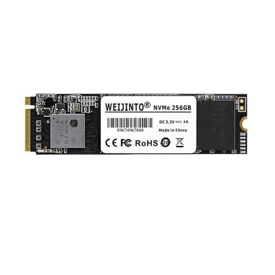 China Internal SSD M2 NVMe 256GB WEIJINTO M.2 PCIe Solid State Drive Solid State Drive For Laptop Desktop for sale