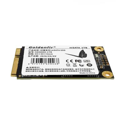 China Internal SSD 128GB 256GB 512GB 1TB Goldenfir SSD MSATA Solid State Drive For Laptop for sale