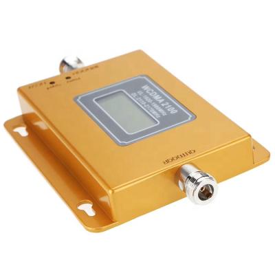 China Home factory compact size gold 3G2100mhz use mobile single band signal repeater SA-20Y-3G for sale