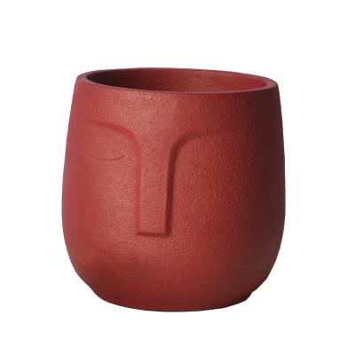 China High Quality Modern Cement Tabletop Mold Outdoor Concrete Planter Flower Pot for sale