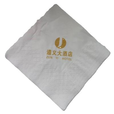 China Custom Printed Logo Tissue Paper Napkins Disposable Restaurant Kitchen Dinner Specialty Design Table Napkin for sale