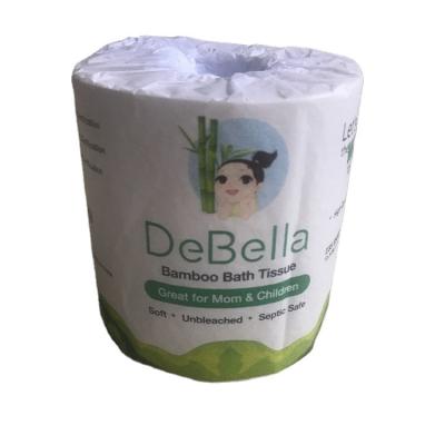 China Professional Bamboo Pulp Maker Custom Printed Toilet Roll Toilet Paper Rolls for sale