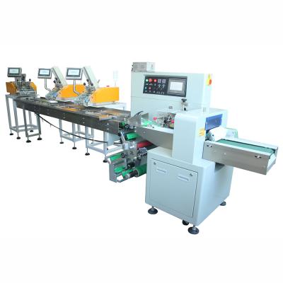 China 1200 mm Kissenverpackungsmaschine Horizontale Automatik für Anweisungen zu verkaufen