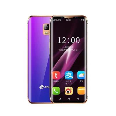 China Wifi K-TOUCH i10 4G Smartphone Quad Core 3GB 3.46Inch 6D Curved Screen Phone Android 8.1 Face ID WIFI Glass Mobile Phone Smallest for sale