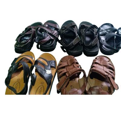 China Fashion Trend Fashion Shoes Good Quality Used Sandals For Men Occasion Sandals Leather Balls for sale