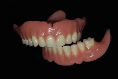 China Printed Full Removable Dentures Digital Complete Denture Pink for sale