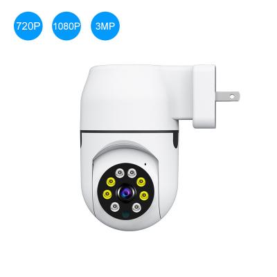 China NIGHT VISION 3MP monitor pro protection cctv plug wireless camera Surveillance Mini WiFi Camera V380 ptz camera smart audio baby security for sale